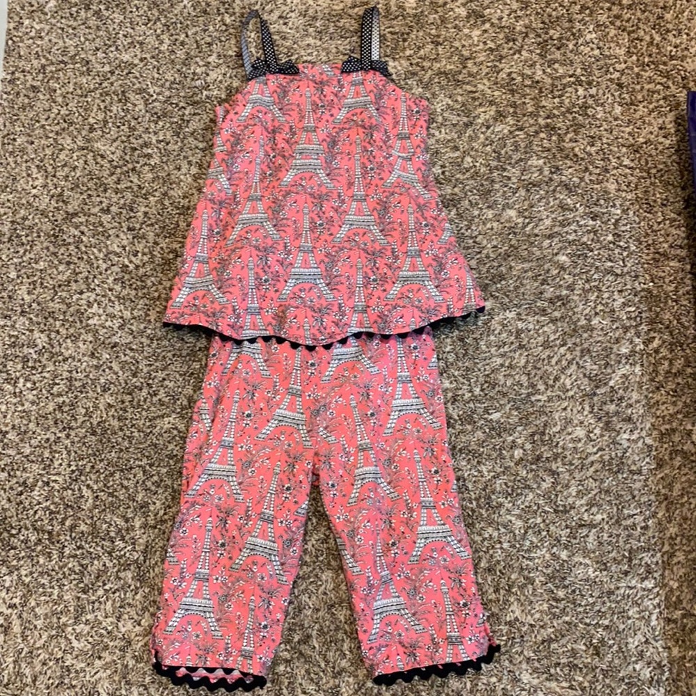 Paris Eiffel Tower two piece outfit